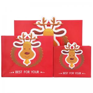 Deer Design Xmas Paper Bags