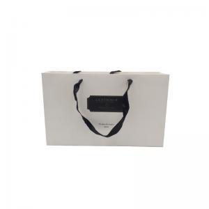 White Card Paper Bags in Matt Lamination