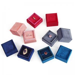 Corduroy Square Cardboard Ring Boxes, Necklace boxes, Bracelet Boxes