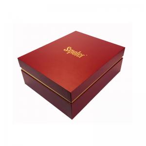 Wine Glasses Boxes in Cardboard and Gold Foil Stamping Logo 