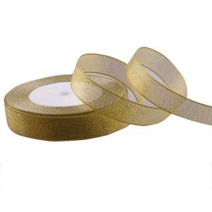 Metallic Gold 2.5cm Ribbon Metallic Silver 2.5cm Ribbon