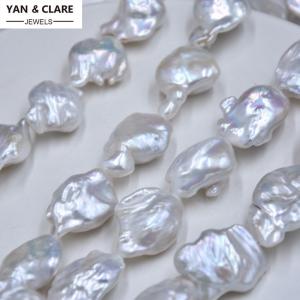 20mm Big Baroque Good Luster Pearl Strand