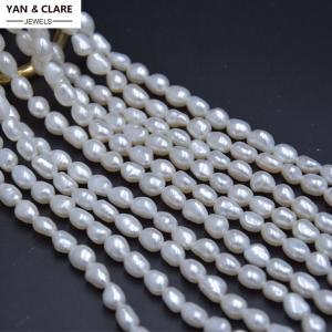 7-8mm White Baroque Pearl Strand for Wholesale