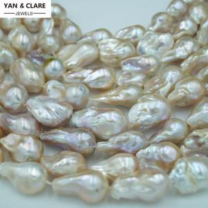 16x23mm Strong Luster High Quality Freshwater Baroque Pearl Strand for Necklace Bracelet