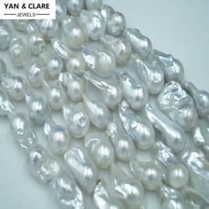 13-19mm Good Quality High Luster Natural Baroque Pearl Strand