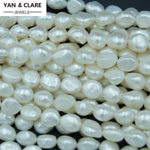 6mm White Baroque Pearl Strand