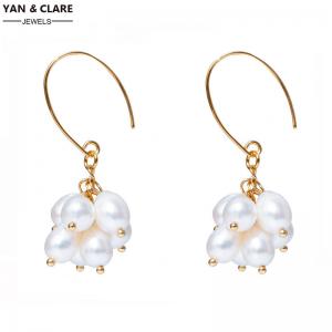 6-7mm Rice shape S925 Ear Hook Pearl Earrings