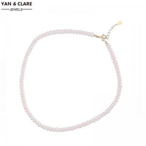 40cm Choker Pearl Necklace in 5-6mm Bread Pearls