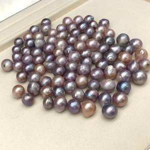  9-14mm Baroque Colorful Pink Purple Freshwater Pearl.            