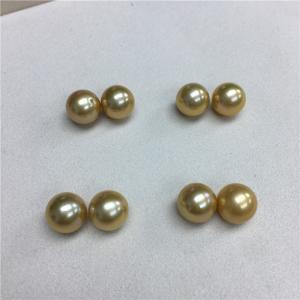 Nice Quality 9-10mm and 10-11mm Near Round Good Luster South Sea Pearls for Earrings Necklaces Bracelets Making