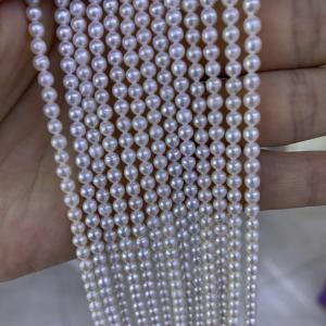 High Quality 3-4mm Mini Size Pearl Strand 39cm length