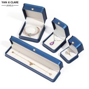 Special Round Corner Narrow Shape Jewelry PU Box Set for Fine Jewelry