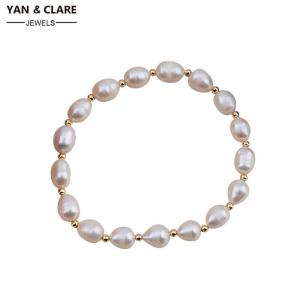 Economy Freshwater Pearl Bracelet in Elastic Rope