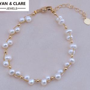 Potato Shape Pearl Bracelet