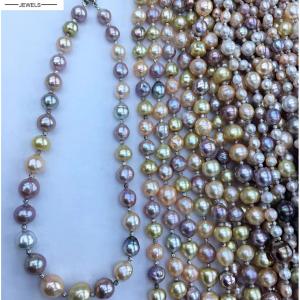 Hotselling New Arrival Colorful Baroque Pearl Necklace