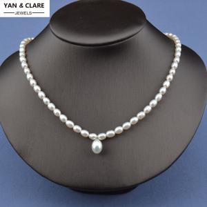 High Quality Rice Freshwater Pearl Necklace