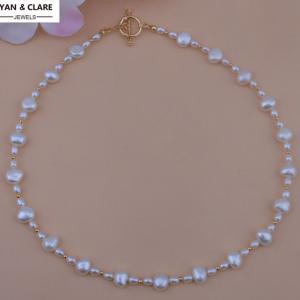 3.5-4.5mm Rice Shape and 7-8mm Baroque Necklace