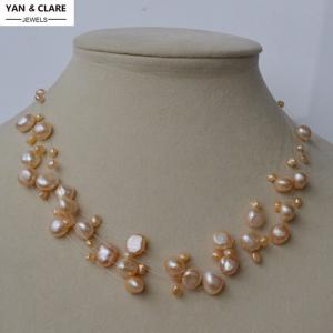 Baroque Pearl Multi Layers Freshwater Pearl Necklace