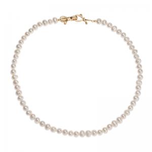  Potato Shape 9-10mm Freshwater Pearl Necklace