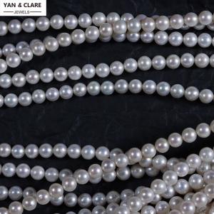 6mm Round shape Freshwater Pearl Strand in 39cm