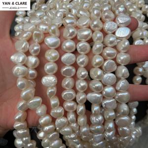 9-10mm White Baroque Pearl Strand in 37cm