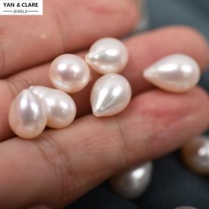 9-10mm White Freshwater Drop Pearls