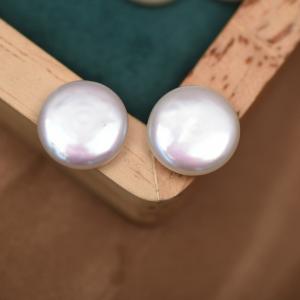 9mm 12mm White Coin Baroque Freshwater Pearls