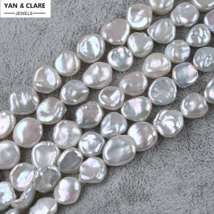 10-11mm Keshi Coin Baroque Pearl Strand in 39cm