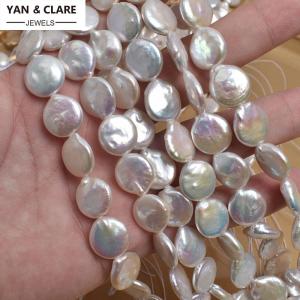 12-13mm Drop Coin Baroque Pearl Strand in 39cm