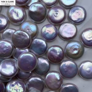 High Quality 13-14mm White Coin Freshwater Pearls