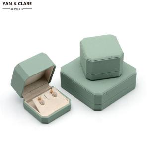 Octagonal Shape High Quality Microfiber Jewellery Box Sets