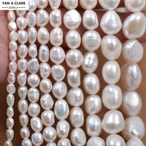 different white baroque 3-11mm 36-38cm strand  