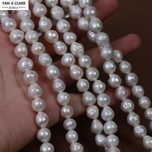 white baroque around 10mm dia Edison Pearl