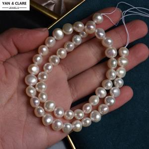 white freshwater baroque pearl around 8mm, 36cm strand   