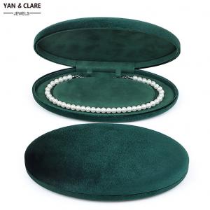 Standard Pearl Necklace Box in Oval Shape