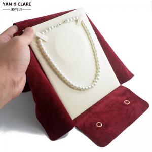 Pearl Necklace Folder Closed by Velcro