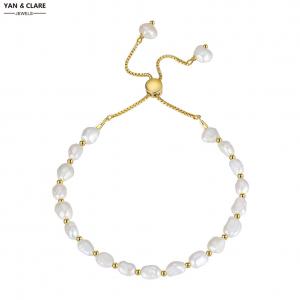 6-7mm Baroque Shape Freshwater Pearl Bracelet