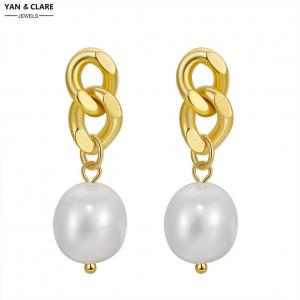 10-11mm Rice Shape Freshwater Pearl Earrings