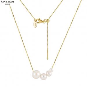 3pcs Pearls Necklace Pendant