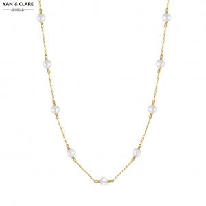 5-6mm Baroque Shape Freshwater Pearl Necklace